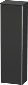 Duravit Hochschrank XSquare mit Glastüren in Graph Supermatt, B/T/H: 50 x 35,6 x 177,6 cm - Bild 1