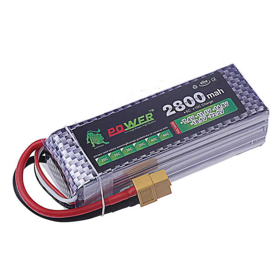 GAOLAG Li-Ion Akku 4S 2800 mAh 14,8 V 60C für RC-Quadcopter, Geländewagen und Flugzeuge - Bild 2