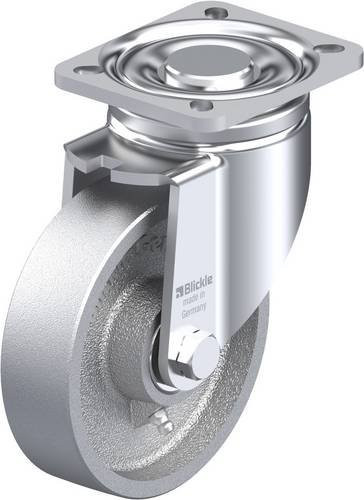 Blickle Lenkrolle LH-G 125K-1 in Silber, Rad-Durchmesser: 125 mm, Tragfähigkeit: 450 kg - Bild 1