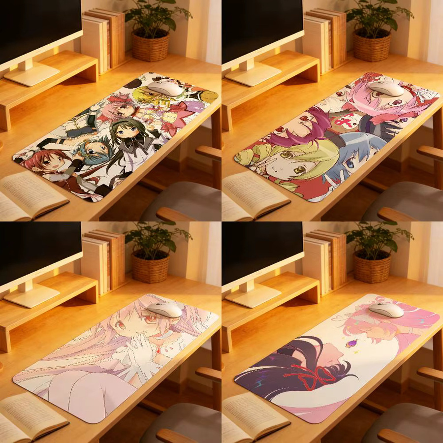 Puella Magi Madoka Magica Mauspad Multicolour Schreibtischunterlage für Laptop und Tastatur - Bild 6