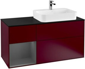 V&B Waschtischunterschrank Finion in Anthrazit, Breite: 120 cm, Tiefe: 50,1 cm, Höhe: 50,1 cm - Bild 1