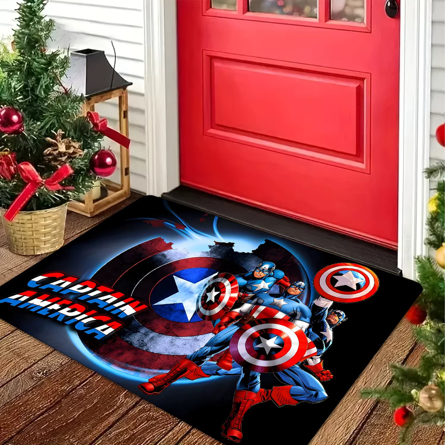 Beast Kingdom Marvel Captain America Heldenliga Teppich in Multicolour, B/T/H: 60 x 40 x 1 cm - Bild 5