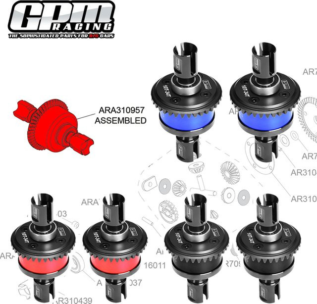 GPM Diff Set, Metall, Grau, Zubehör - Bild 1