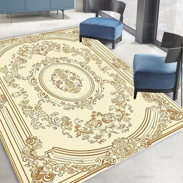 JGJG Teppich im nordischen Stil mit floralem Design, beige, B/T: 180 x 280 cm - Bild 1
