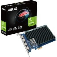 Asus Nvidia GeForce GT 730 Grafikkarte mit 2GB GDDR5, 4 x HDMI, PCIe 2.0, Schwarz - Bild 1