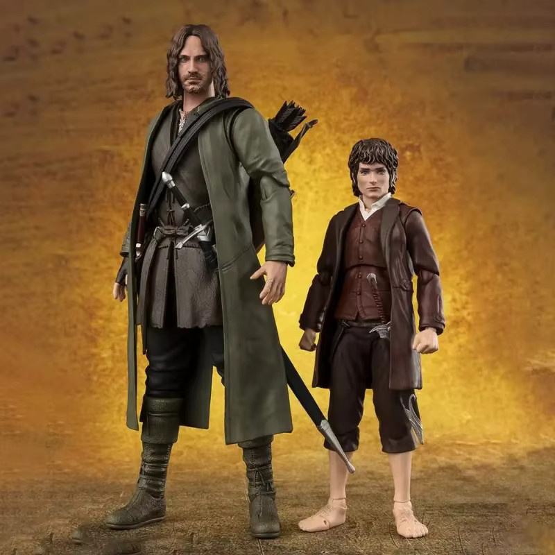 Bandai SHFiguarts Der Herr der Ringe Frodo Baggins & Gollum Aragorn Actionfiguren - Bild 2