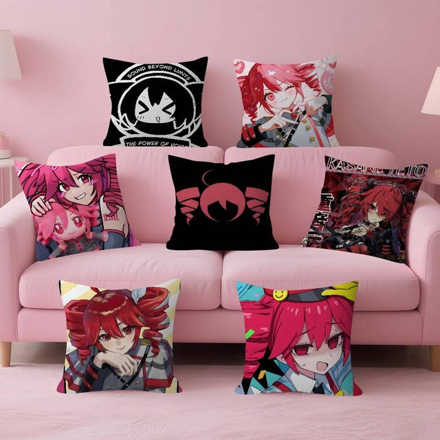 Kayou Kissenbezug Kasane Teto Dekoratives Kissen für Sofa und Heimdekoration, B/B/H: 30 x 30 x 1 cm - Bild 1