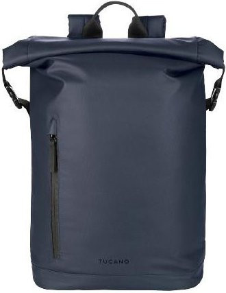 Tucano Rolltop Rucksack für Laptop bis 15.6 Zoll wasserfest blau - Bild 1