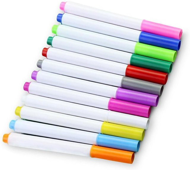 60 Stück GoolRC Kreidemarker in White und Multicolour, wasserlösliche Flüssigkreide für Kinder - Bild 1