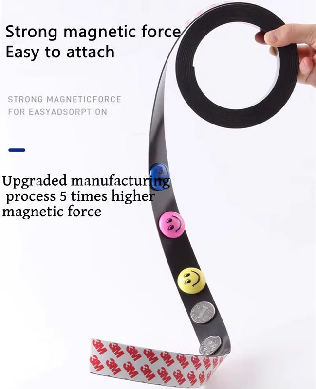 3M Magnetisches Klebeband doppelseitig Rot Weichmagnet-Klebeband für Bildschirmfenster und Vorhänge - Bild 2