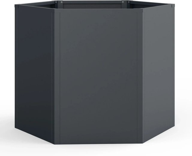 Osoltus Sechseck Hochbeet aus verzinktem Metall in Anthrazit, B/T/H: 99 x 99 x 77 cm - Bild 1