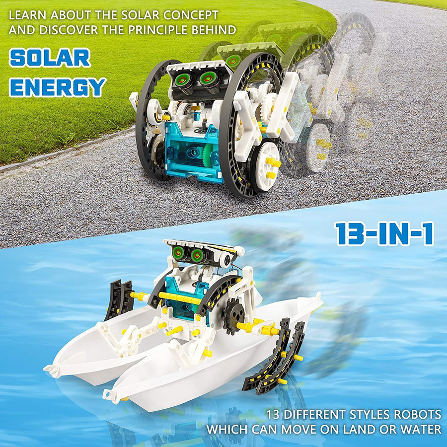 BC Electrical Appliances Roboter-Kit 13 in 1 Solarbetriebene Bausätze für 3-6 Jahre - Bild 2
