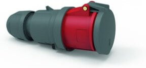 Bals Elektrotech Kupplung Plus 63A 5p 400V 6h in Rot und Grau - Bild 1