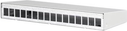 Metz Connect Keystone AP-Gehäuse 16 Port in Reinweiß RAL9010 - Bild 1