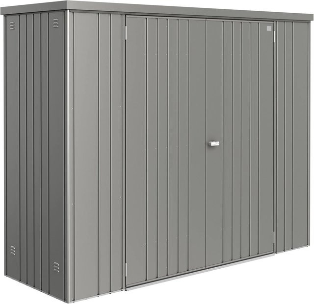 Biohort Geräteschrank aus Metall mit Doppeltür und integrierter Durchlüftung, Grau, B/H/T: 227 x 182,5 x 83 cm - Bild 1