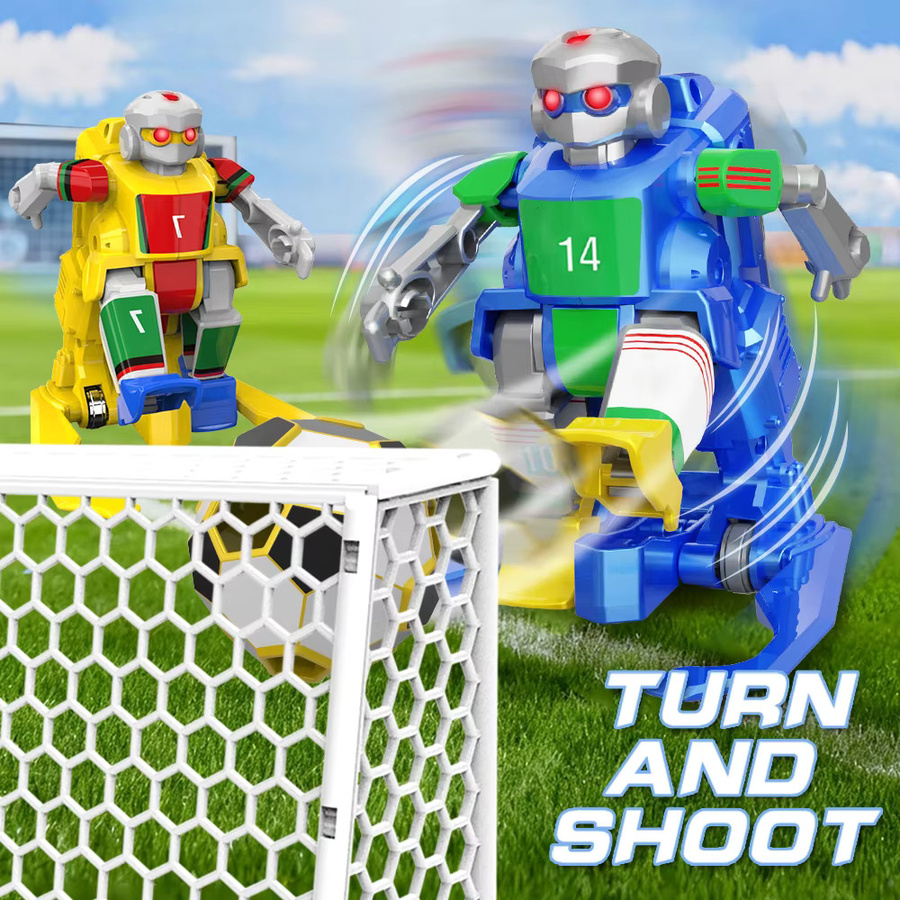 Teeggi RC Fußball-Roboter-Kampfspielzeug, 2-Spieler, mit LED-Licht - Bild 3
