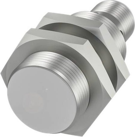 Balluff Induktiver Näherungsschalter BES M18ME-PSC50B-S04G-003 BES00EY bündig PNP Schließer, Farbe Silber, Durchmesser: 18 mm, Länge: 44,5 mm - Bild 1