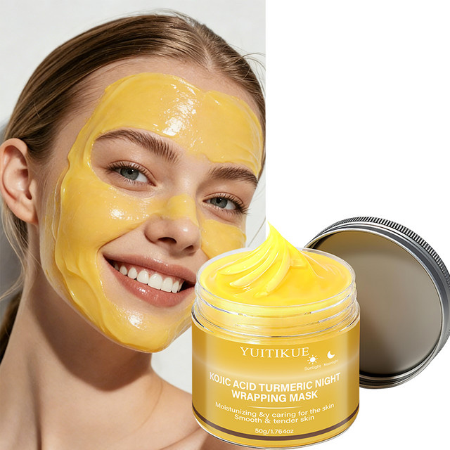 YUITIKUE Kojisäure Kurkuma Nachtmaske, 50g - Bild 1