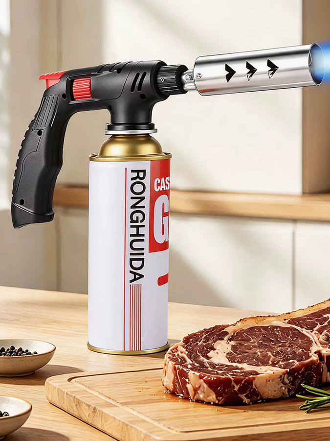 NIUXIANG Verlängerter Butanbrenner mit langem Rohr für Camping, BBQ und Handwerk - Bild 2
