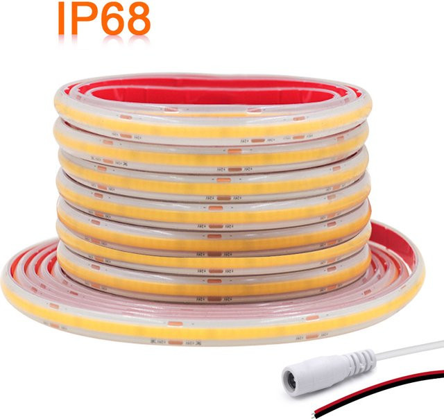 XUNATA COB LED Strip Light IP68 wasserdicht, weiß, selbstklebend, 24V, RA90 High Density Linear Lighting für dein Zuhause - Bild 1