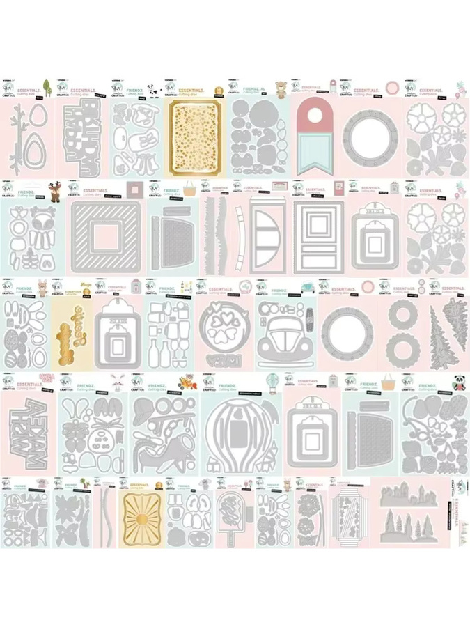 August Slimline Essentials Metall-Stanzform Bier und Gläser in Silber für Scrapbooking und DIY Kartenbasteln - Bild 2