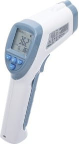 BGS Infrarot-Kontaktloses Stirn-Fieberthermometer für Personen und Objekte in Weiß, Messbereich 0 - 100°C - Bild 1