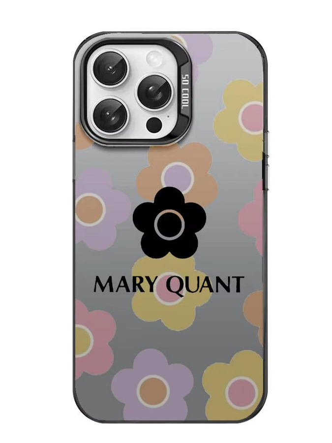 Mary Quant 2-in-1 Handyhülle mit abnehmbarem Kartenhalter für iPhone 12-17, transparent und mehrfarbig - Bild 3