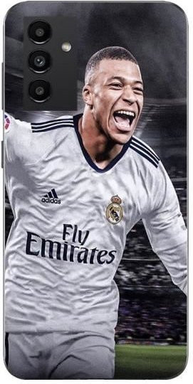 Maniacase Handyhülle für Samsung Galaxy A54 5G Kylian Mbappe Real Madrid Design in Schwarz - Bild 1