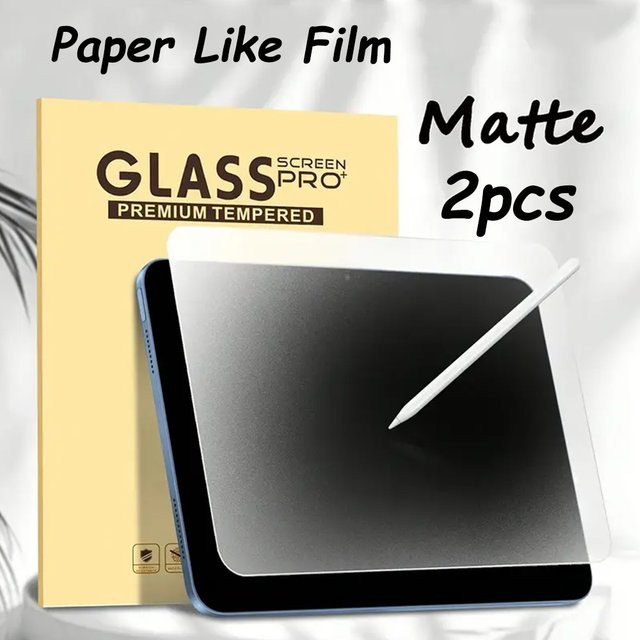 2er-Pack Blendschutz-Displayschutzfolie für Apple iPad und iPad Mini Generationen, Matte PET-Folie, Transparent - Bild 1