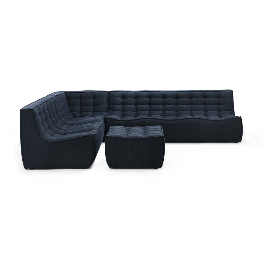 Ethnicraft N701 Modulsofa Eck Rund in L-Form mit Stoffbezug - Bild 2