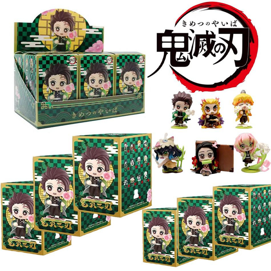 Yiran toy 1 Demon Slayer Kimetsu no Yaiba PVC Figuren Set - Bild 2