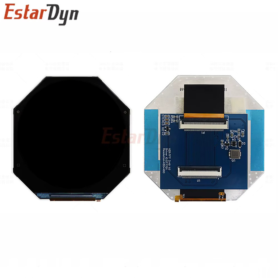 Estardyn 3,49-Zoll-TFT-LCD-Bildschirm ST7701 Farbdisplay-LCD-Modul mit 480x480 Auflösung in Multicolour - Bild 2