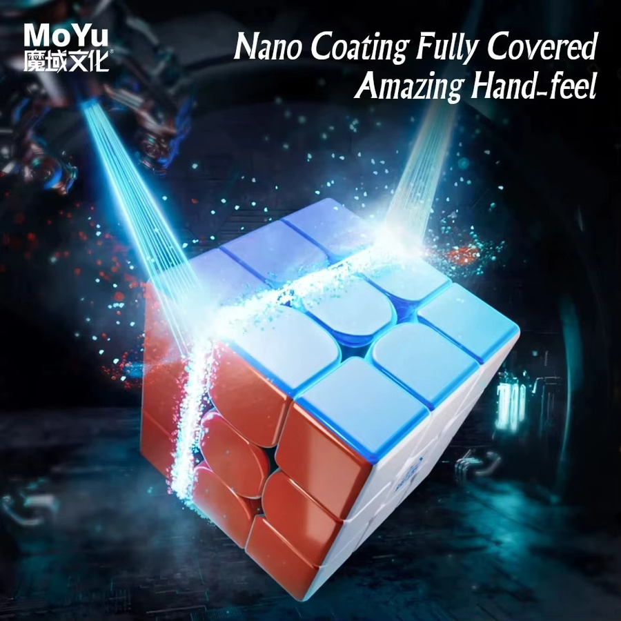 Moyu Weilong WRM V9 M, Magnetischer 3x3x3 Puzzle, Ball-Core UV - Bild 3