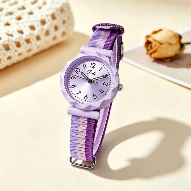 Armbanduhr Quarz, grau, Damen - Bild 1