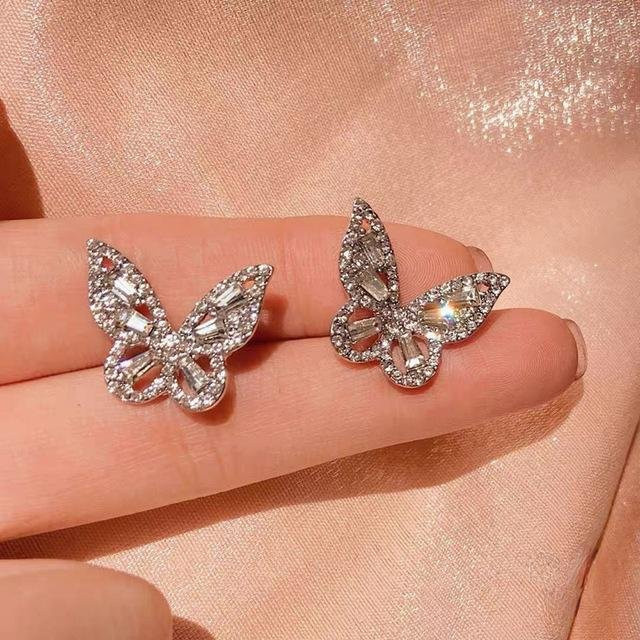 YIRAN Jewelry Ohrringe, Zirkonia, Perle, Messing, brown, Damen - Bild 1