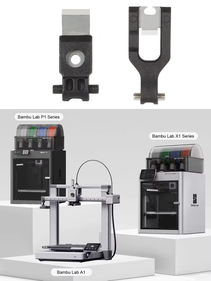 Bambu Lab Filament Cutter Ersatzteil für X1/X1C/P1S/P1P/A1/A1 Mini 3D Drucker H2S/H2D - Bild 5