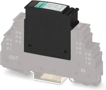 Phoenix Contact 2839570 PT 2X2-HF-12 DC-ST Überspannungsschutz-Ableiter steckbar, Schwarz, 10er Set, 10 kA - Bild 1