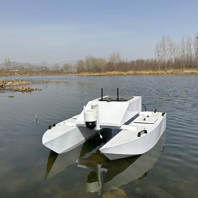 Goni RC Katamaran, ferngesteuertes Boot Modell, Metall, Kunststoff - Bild 1