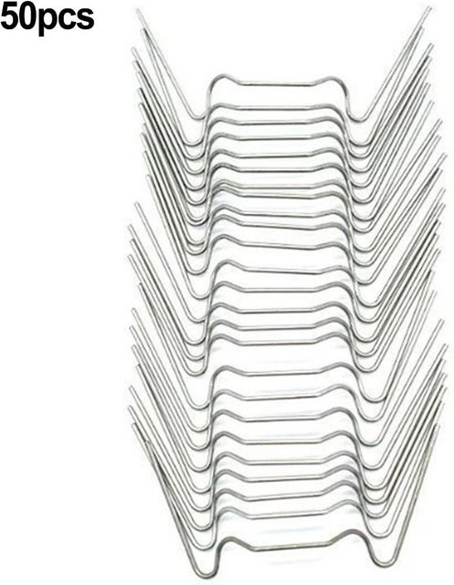 Star Garden Gewächshaus Glas Clips aus Edelstahl in Silber, 50 Stück - Bild 1