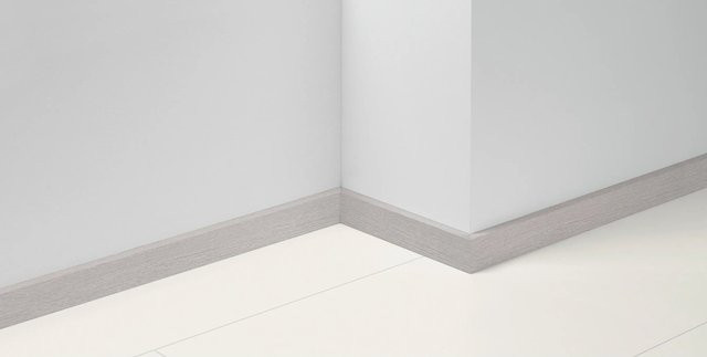 Parador Sockelleiste SL 5 Wasserfest Eiche in Braun und Grau, Höhe: 50 mm, Tiefe: 16 mm, Länge: 2.200 mm - Bild 1