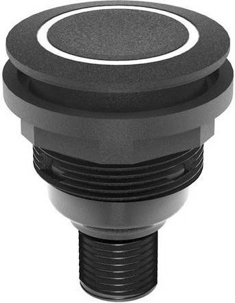Schlegel Drucktaster manuell mit 1 Taste in Schwarz und Rot, IP65 - Bild 1