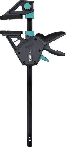 Wolfcraft Einhandzwinge 3071000 in Multicolor, Spannweite max. 300 mm, Länge: 540 mm, Ausladung: 110 mm - Bild 1