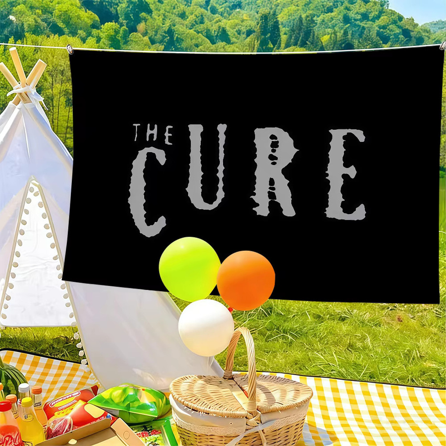 Warner Bros. The Cure Flagge Wandkunst Dekoration B: 60,0 cm, H: 40,0 cm - Bild 3