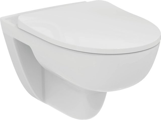 Ideal Standard WC-Set i.life A Wand-WC mit Absenkautomatik in Weiß, B/T/H: 54,5 x 36,5 x 37 cm - Bild 1