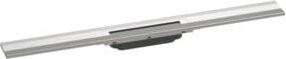 Hansgrohe RainDrain Flex Duschrinne in Silber, Edelstahl, Wandmontage, Breite: 80 cm - Bild 1