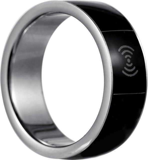 Smart Bluetooth Ring Page Turner für Kindle und eBook-Apps, Fernbedienung mit Sprachsteuerung, Schwarz, Durchmesser: 59-64 mm - Bild 1