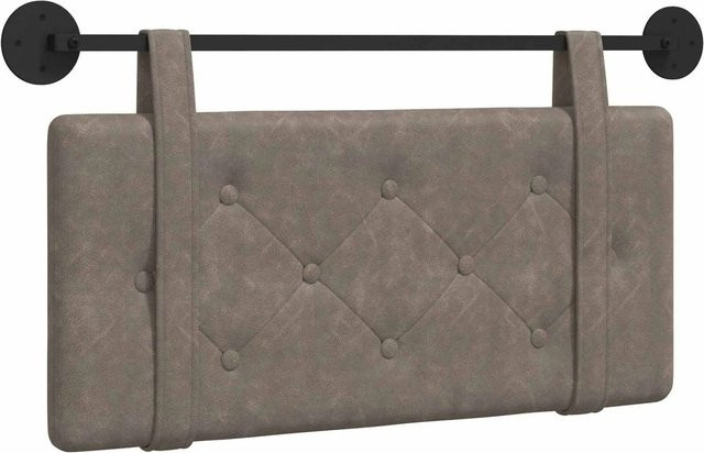 vidaXL Wandmontierte Hängeschaukel in Grau mit Antik-Look und PU-Bezug - Bild 1
