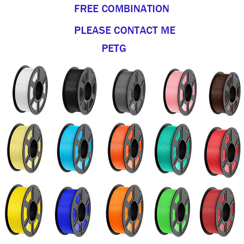 JAYO PETG Filament 1,75 mm Multicolour Grau, 10 Rollen à 1,1 kg für FDM 3D-Drucker - Bild 2