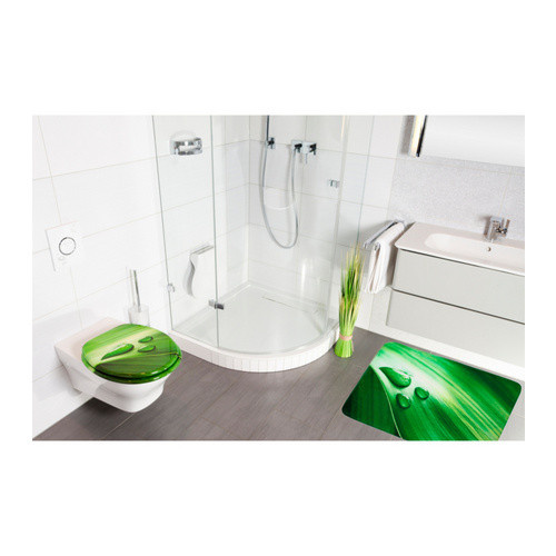 Sanilo Badteppich Green Leaf, grün, Polyester, B/T: 50 x 80 cm - Bild 3
