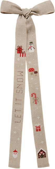 Rico Design Stickpackung Schleife Let it Snow mit weihnachtlichen Motiven - Bild 1
